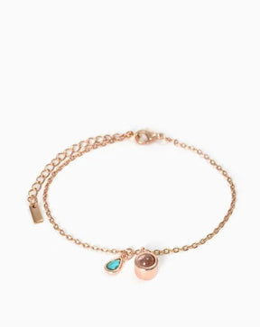 Customizable birthstone bracelet