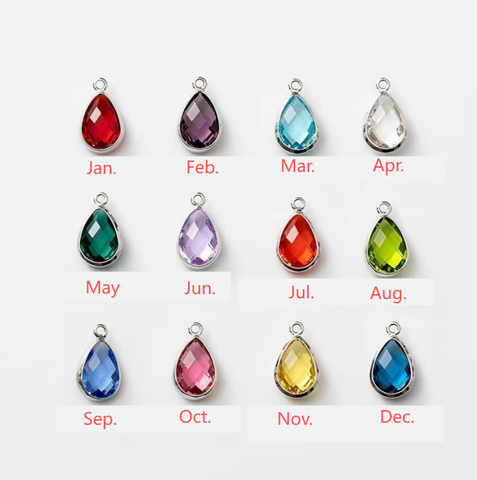 Customizable birthstone bracelet